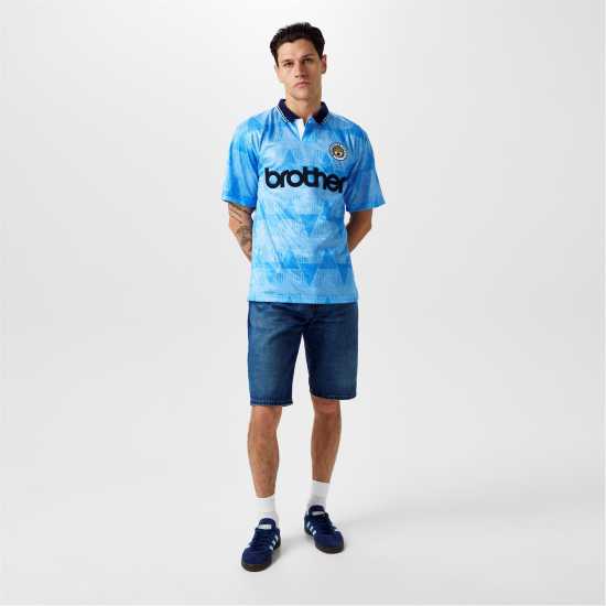Score Draw Manchester City '89 Home Shirt Adults Score Draw Manchester City '89 Home Shirt Adults Футболни тренировъчни горнища