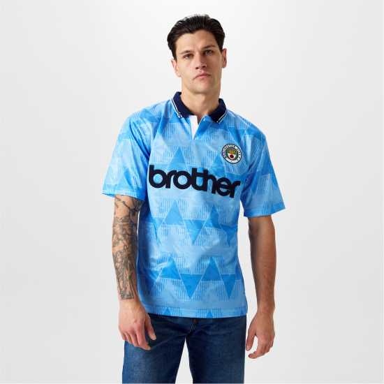Score Draw Manchester City '89 Home Shirt Adults Score Draw Manchester City '89 Home Shirt Adults Футболни тренировъчни горнища