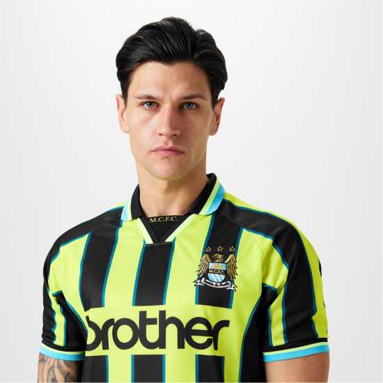 Score Draw Manchester City '99 Away Shirt Adults Score Draw Manchester City '99 Away Shirt Adults