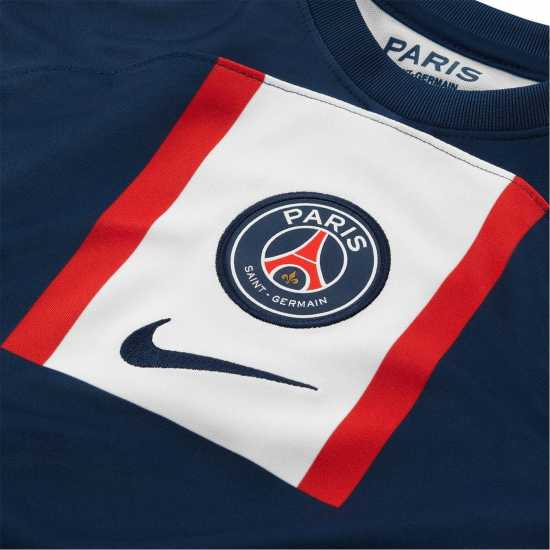 Nike Домакинска Футболна Фланелка Paris Saint Germain Home Shirt 2022 2023 Womens Mdnght Nvy/Whit Дамско облекло плюс размер