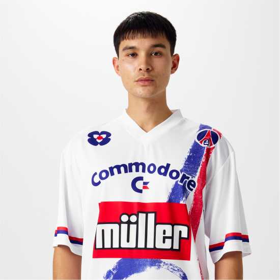 Домакинска Футболна Фланелка Psg Retro Home Shirt '91 Adults  