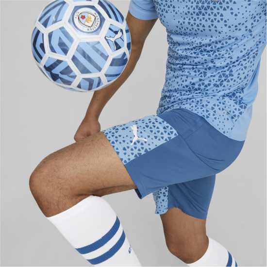 Puma Дамски Къси Шорти За Тренировка Manchester City Training Shorts 2023 2024 Adults Blue - Мъжки къси панталони