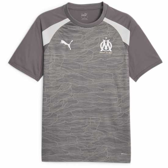 Puma Olympique De Marseille Pre Match Shirt 2023 2024 Adults White - Мъжки ризи