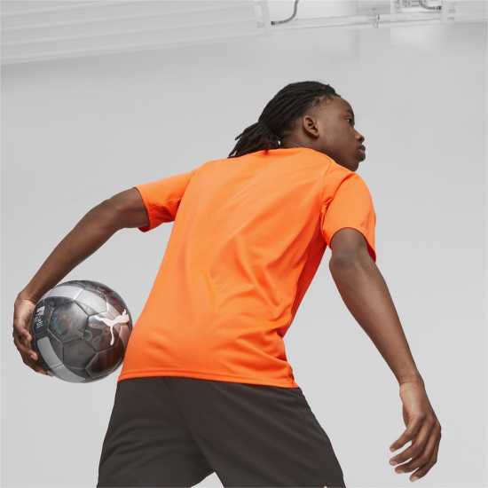 Puma Valencia Pre Match Shirt 2023 2024 Adults Orange/Black Всекидневно футболно облекло