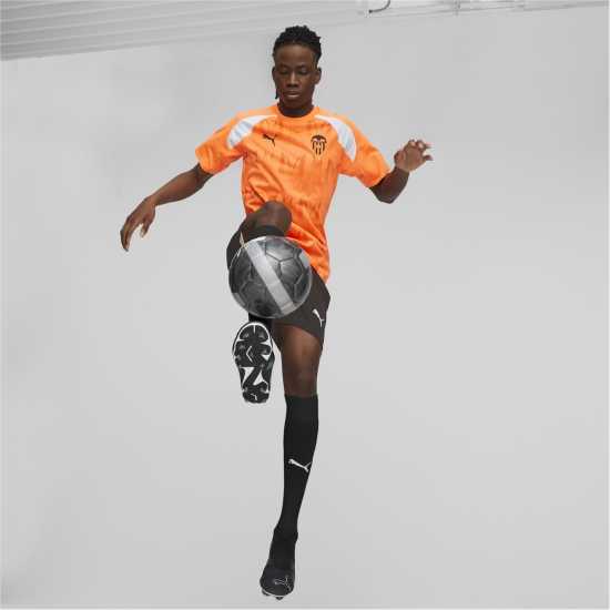Puma Valencia Pre Match Shirt 2023 2024 Adults Orange/Black Всекидневно футболно облекло