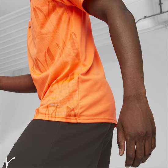 Puma Valencia Pre Match Shirt 2023 2024 Adults Orange/Black Всекидневно футболно облекло