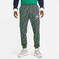 Nike Мъжки Панталон Nigeria Fleece Pant Mens Green Strike Мъжко облекло за едри хора