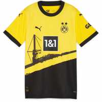 Puma Домакинска Футболна Фланелка Borussia Dortmund Home Shirt 2023 2024 Womens  Дамско облекло плюс размер