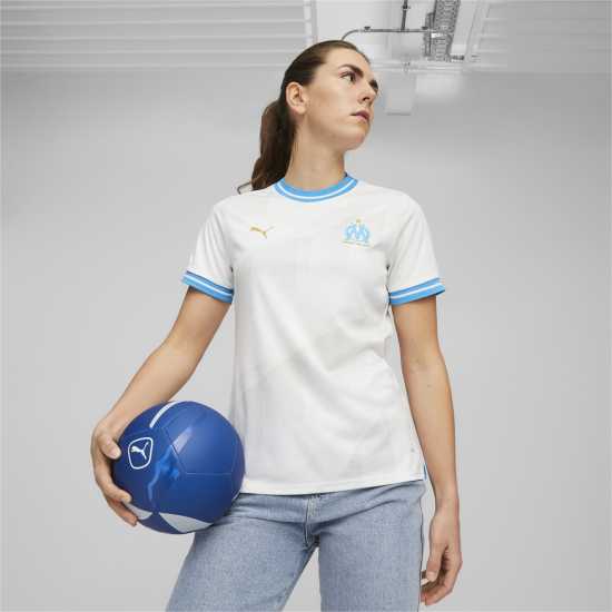 Puma Olympique De Marseille Home Replica Shirt 2023 2024 Womens  Дамско облекло плюс размер