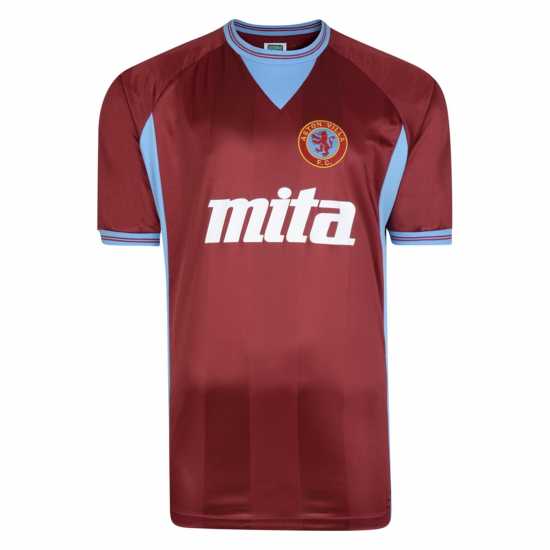 Футболни тренировъчни горнища Score Draw Aston Villa Fc 1984 Home Kit Mens Score Draw Aston Villa Fc 1984 Home Kit Mens Футболни тренировъчни горнища