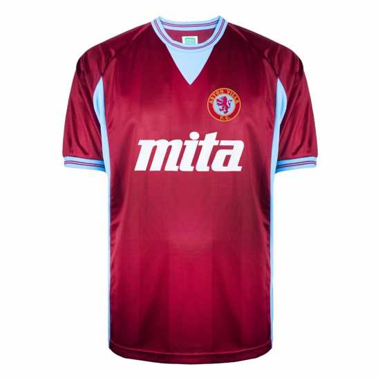 Футболни тренировъчни горнища Score Draw Aston Villa Fc 1984 Home Kit Mens Score Draw Aston Villa Fc 1984 Home Kit Mens Футболни тренировъчни горнища