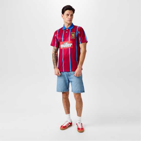 Score Draw Aston Villa Retro Home Shirt '94 Adults Score Draw Aston Villa Retro Home Shirt '94 Adults