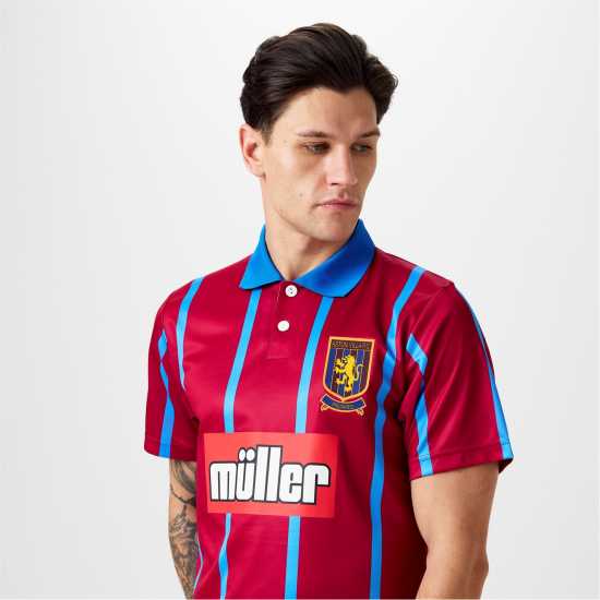 Score Draw Aston Villa Retro Home Shirt '94 Adults Score Draw Aston Villa Retro Home Shirt '94 Adults