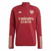 Adidas Arsenal Football Club Drill Top 2023 2024 Mens Craft Red Мъжки ризи