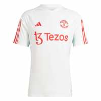 Adidas Manchester United Training Shirt 2023 2024 Adults Core White Мъжки ризи