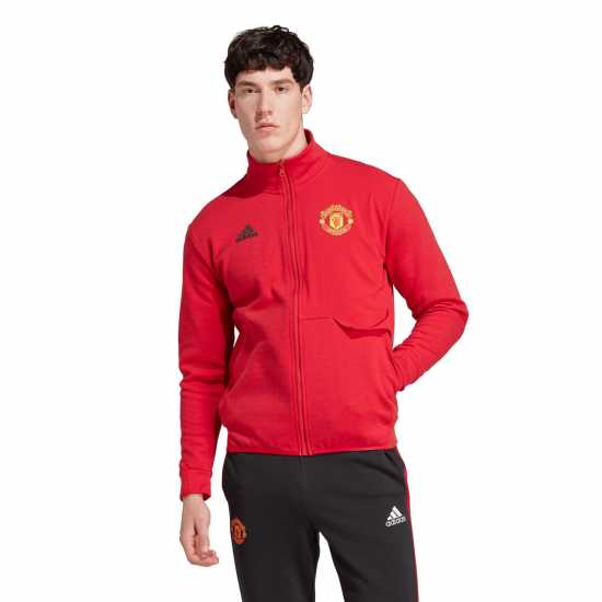 Adidas Manchester United Anthem Jacket 2023 2024 Adults  Футболни тренировъчни якета