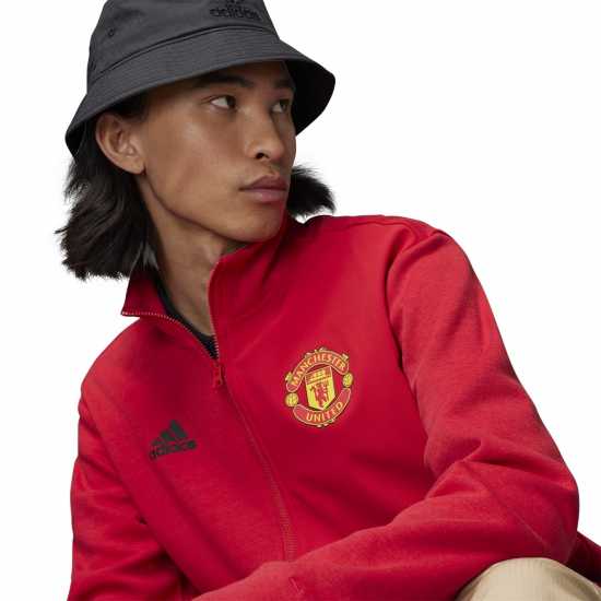 Adidas Manchester United Anthem Jacket 2023 2024 Adults  Футболни тренировъчни якета