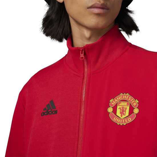 Adidas Manchester United Anthem Jacket 2023 2024 Adults  Футболни тренировъчни якета