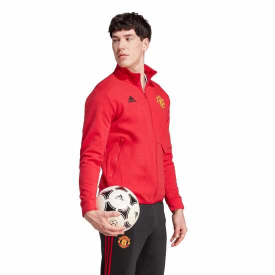 Adidas Manchester United Anthem Jacket 2023 2024 Adults  Футболни тренировъчни якета