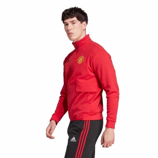 Adidas Manchester United Anthem Jacket 2023 2024 Adults  Футболни тренировъчни якета