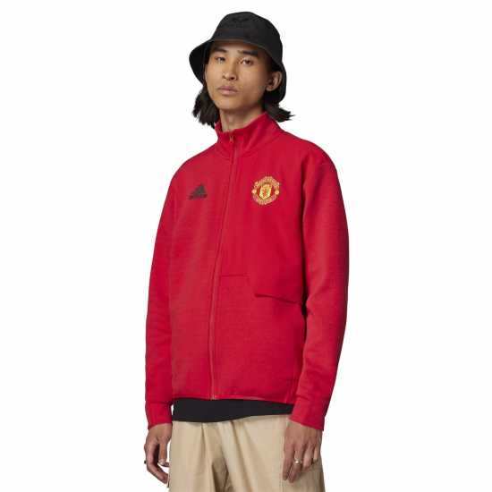 Adidas Manchester United Anthem Jacket 2023 2024 Adults  Футболни тренировъчни якета