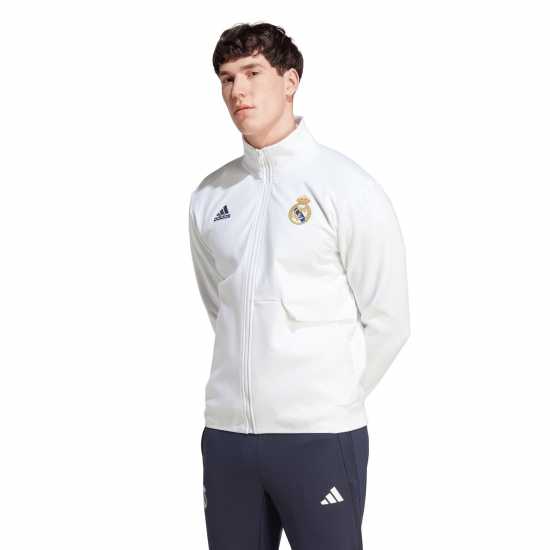 Adidas Real Madrid Anthem Jacket 2023 2024 Adults