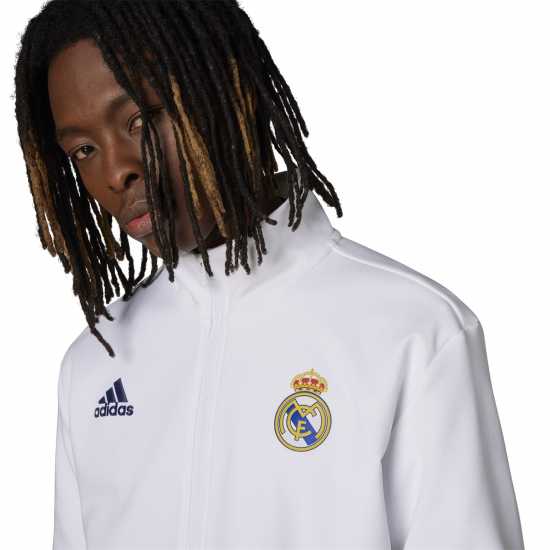 Adidas Real Madrid Anthem Jacket 2023 2024 Adults