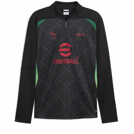 Мъжки горнища с цип Puma Ac Milan X Off-White Pre Match Drill Top Adults Puma Ac Milan X Off-White Pre Match Drill Top Adults Мъжки горнища с цип