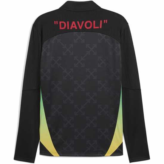 Мъжки горнища с цип Puma Ac Milan X Off-White Pre Match Drill Top Adults Puma Ac Milan X Off-White Pre Match Drill Top Adults Мъжки горнища с цип