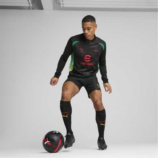 Мъжки горнища с цип Puma Ac Milan X Off-White Pre Match Drill Top Adults Puma Ac Milan X Off-White Pre Match Drill Top Adults Мъжки горнища с цип