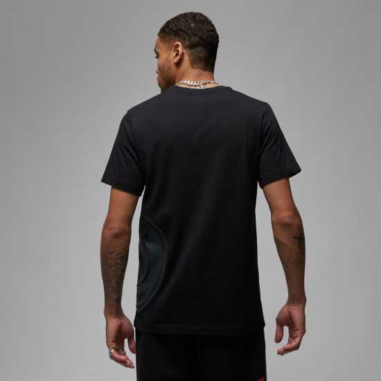 Nike Тениска С Лого J Psg Ss Logo Tee Black Мъжки ризи