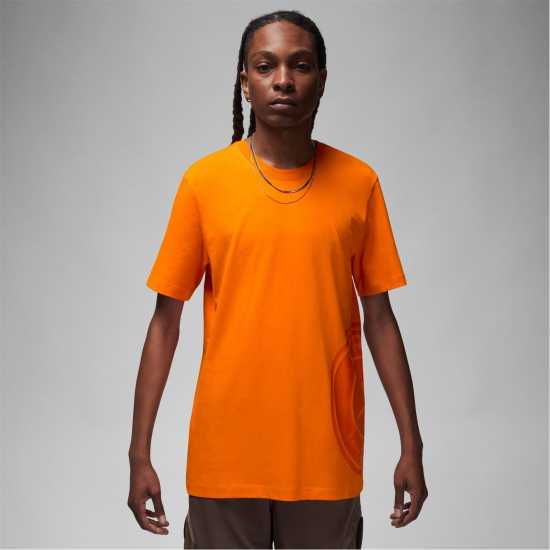 Nike Тениска С Лого J Psg Ss Logo Tee Orange - Мъжки ризи