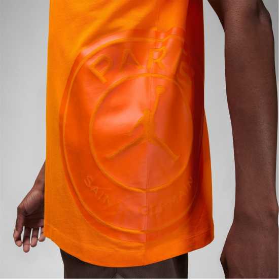 Nike Тениска С Лого J Psg Ss Logo Tee Orange - Мъжки ризи