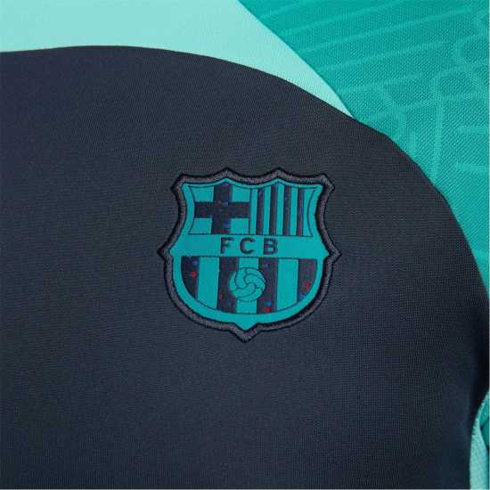 Nike F.c. Barcelona Strike Third Dri-Fit Football Short-Sleeve Top Mens  Мъжки ризи