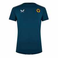 Тениска Castore Wolverhampton Wanderers Travel T Shirt  Мъжко облекло за едри хора