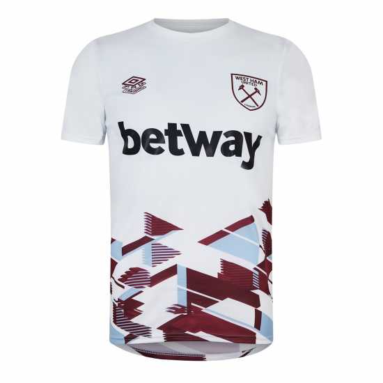 Umbro West Ham Unitd Warm Up Jersey 2023 2024 Adults  