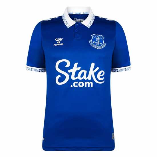 Hummel Домакинска Футболна Фланелка Everton Home Shirt 2023 2024 Adults  Футболна разпродажба
