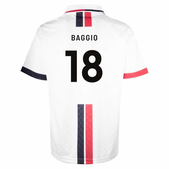 Baggio Ac Milan Retro Away Shirt 1996 Adults  