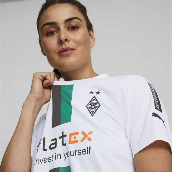Puma Borussia Mönchengladbach Home Shirt 2022 2023 Replica Women's with Spons  Футболна разпродажба