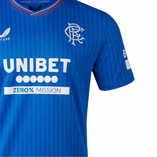 Домакинска Футболна Фланелка Rangers Home Shirt 2023 2024 Adults  