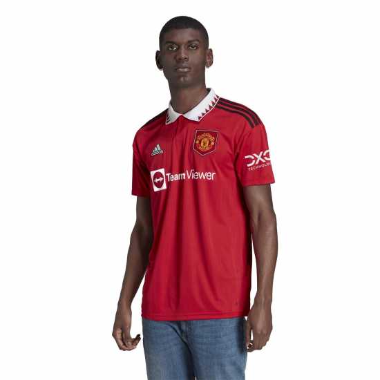 Adidas Домакинска Футболна Фланелка Manchester United Fc Home Shirt 2022/2023 Mens  