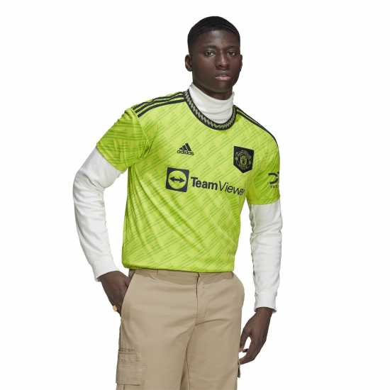Adidas Manchester United Fc Third Shirt 2022 2023 Mens  Мъжко облекло за едри хора