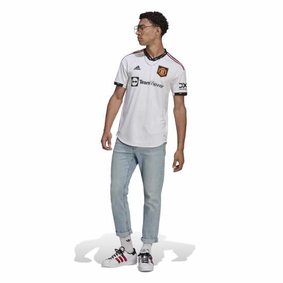 Adidas Manchester United Away Authentic Shirt 2022 2023 Adults  Футболна разпродажба