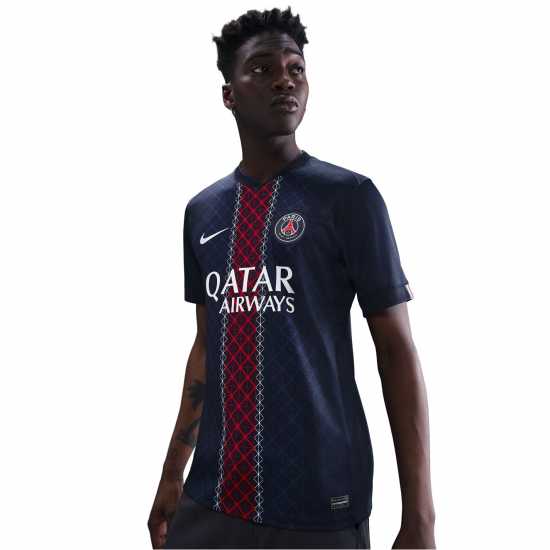 Nike Домакинска Футболна Фланелка Psg Home Shirt 2025 2026 Adults Nike Домакинска Футболна Фланелка Psg Home Shirt 2025 2026 Adults
