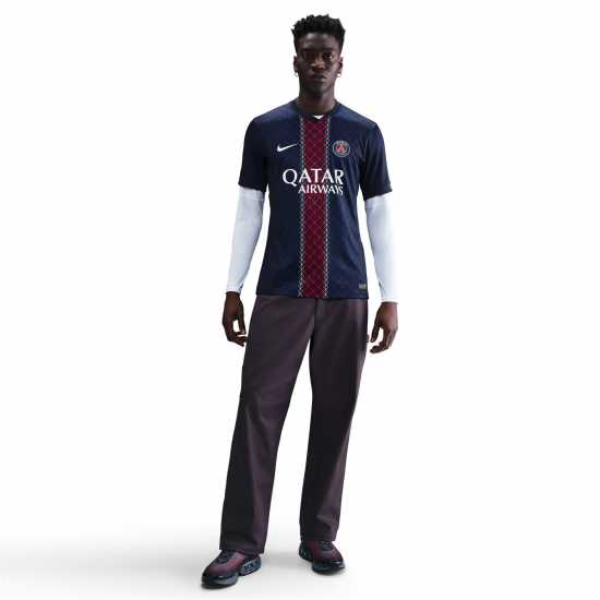 Nike Домакинска Футболна Фланелка Psg Home Shirt 2025 2026 Adults Nike Домакинска Футболна Фланелка Psg Home Shirt 2025 2026 Adults