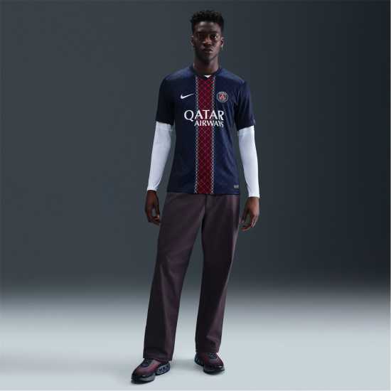 Nike Домакинска Футболна Фланелка Psg Home Shirt 2025 2026 Adults Nike Домакинска Футболна Фланелка Psg Home Shirt 2025 2026 Adults