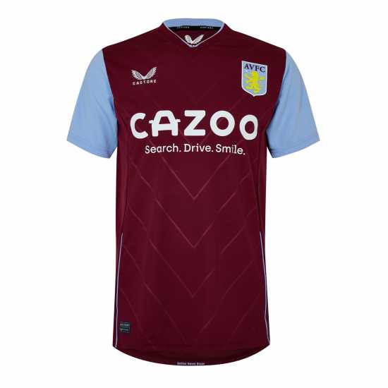 Aston Villa Home 2022 2023 Mens  - Мъжко облекло за едри хора