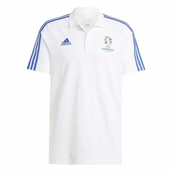 Adidas Мъжка Блуза С Яка Uefa Euro24™ Official Emblem Polo Shirt Mens  Мъжки ризи