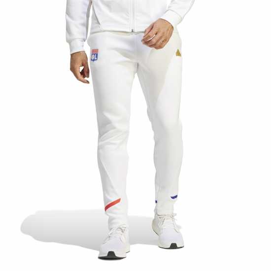 Adidas Olympique Lyonnais Designed For Gameday Tracksuit Bottoms Adults  Мъжки долнища за бягане