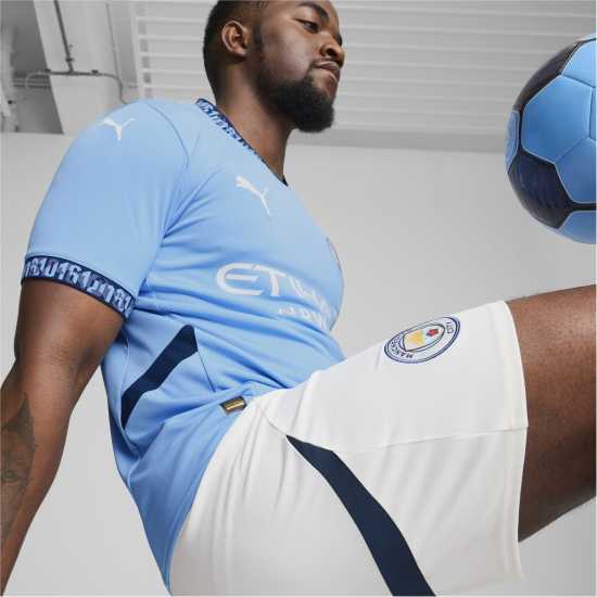 Puma Домакинска Футболна Фланелка Manchester City Home Shirt 2024 2025 Adults Puma Домакинска Футболна Фланелка Manchester City Home Shirt 2024 2025 Adults